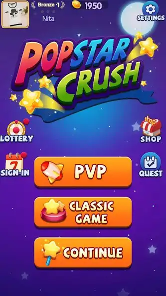 Play PopStar Crush-vs higher score as an online game PopStar Crush-vs higher score with UptoPlay