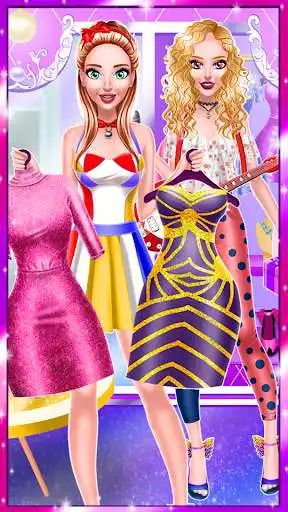 Play Popstar Girls Makeover as an online game Popstar Girls Makeover with UptoPlay