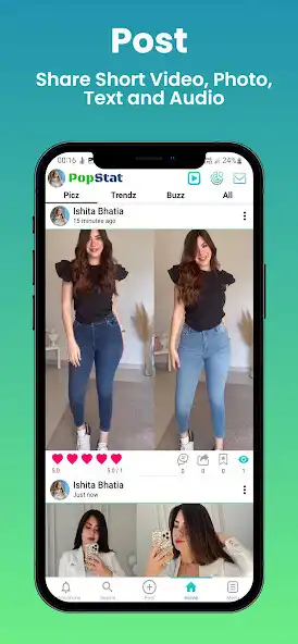 Play PopStat- Short Video Photo App as an online game PopStat- Short Video Photo App with UptoPlay