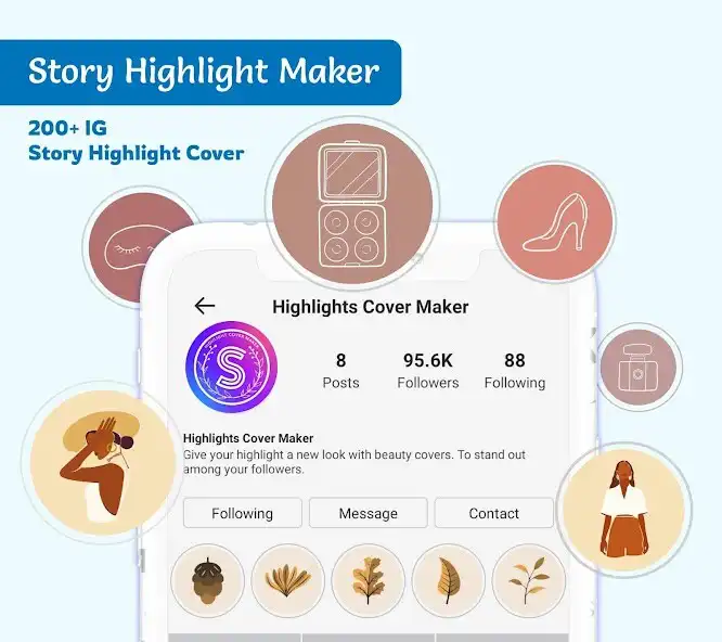 Play Pop Story Maker - Highlight Story Cover Creator  and enjoy Pop Story Maker - Highlight Story Cover Creator with UptoPlay