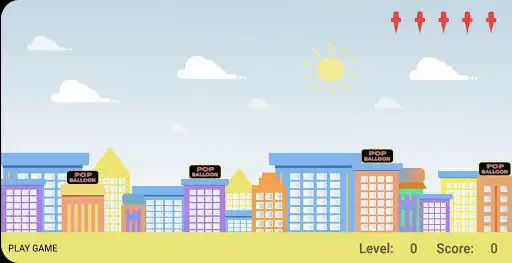 Play Pop The Balloons as an online game Pop The Balloons with UptoPlay