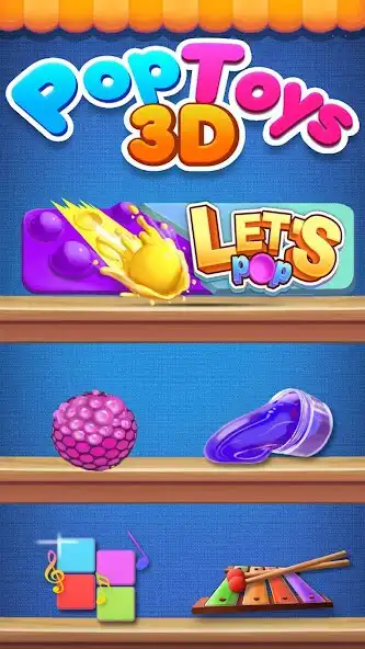 Play Pop Toys 3D: Press and Relax as an online game Pop Toys 3D: Press and Relax with UptoPlay