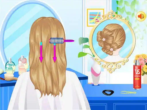 Play Popular Braid Hairdresser as an online game Popular Braid Hairdresser with UptoPlay