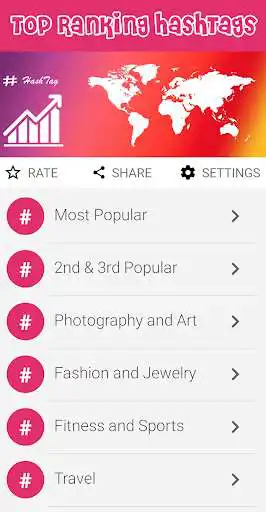 Play Popular HashTags for Instagram Likes & Followers  and enjoy Popular HashTags for Instagram Likes & Followers with UptoPlay