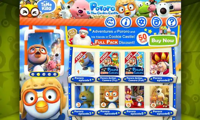 Play Pororo to the Cookie Castle