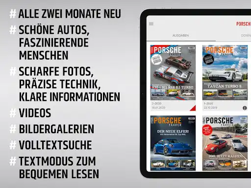 Play PORSCHE FAHRER Magazin as an online game PORSCHE FAHRER Magazin with UptoPlay