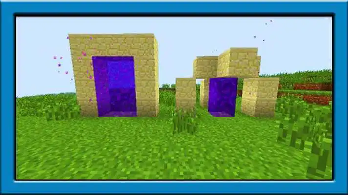 Play Portals mod for Minecraft PE as an online game Portals mod for Minecraft PE with UptoPlay