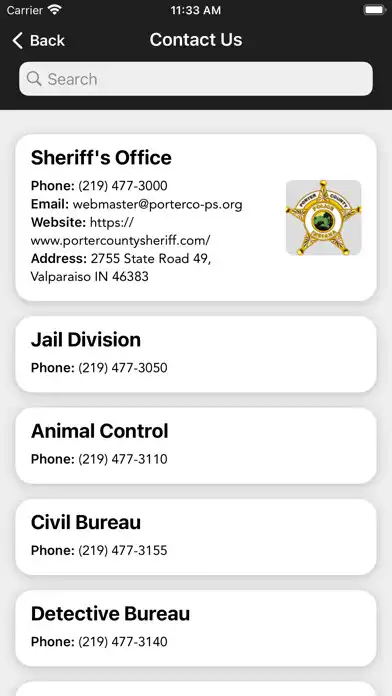 Play Porter County Sheriff IN as an online game Porter County Sheriff IN with UptoPlay