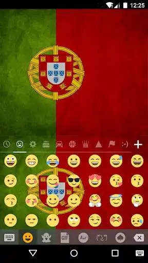 Play APK Portugal Emoji Keyboard Theme  and enjoy Portugal Emoji Keyboard Theme with UptoPlay com.kkkeyboard.emoji.keyboard.theme.Portudal