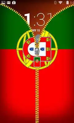 Play Portugal Flag Zipper Locker Play Portugal Flag Zipper Locker