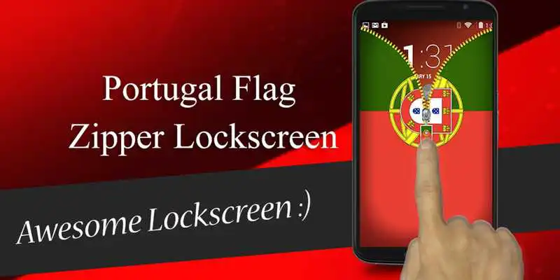 Play Portugal Flag Zipper Locker Play Portugal Flag Zipper Locker