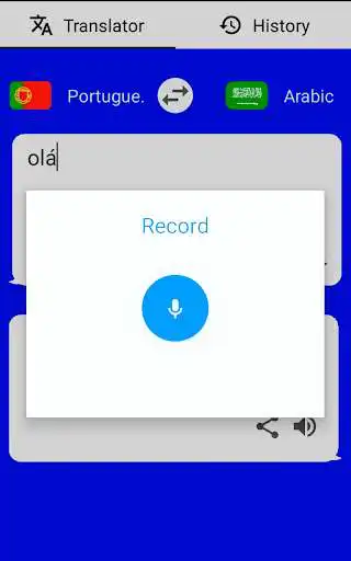 Play Portuguese - Arabic Translator ( Text to Speech )  and enjoy Portuguese - Arabic Translator ( Text to Speech ) with UptoPlay