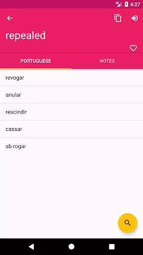 Play Portuguese-English Dictionary as an online game Portuguese-English Dictionary with UptoPlay
