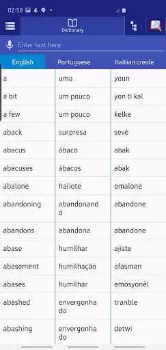 Play Portuguese Haitian Creole Dictionary  and enjoy Portuguese Haitian Creole Dictionary with UptoPlay