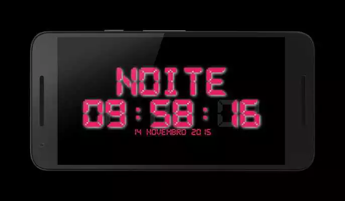 Play Portuguese Night LED Clock