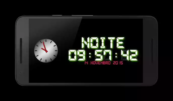 Play Portuguese Night LED Clock