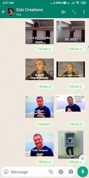 Play Portuguese Stickers For WA as an online game Portuguese Stickers For WA with UptoPlay
