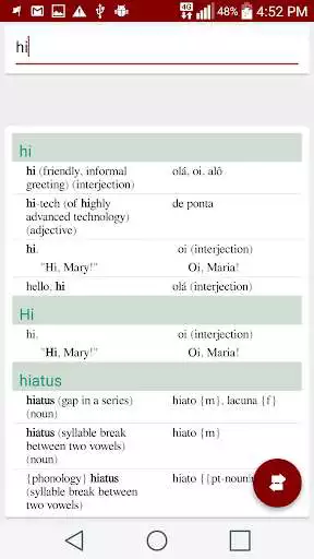 Play Portuguese to English dictionary offline