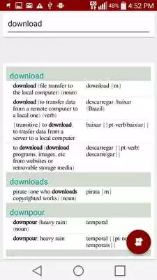 Play Portuguese to English dictionary offline