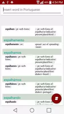 Play Portuguese to English dictionary offline