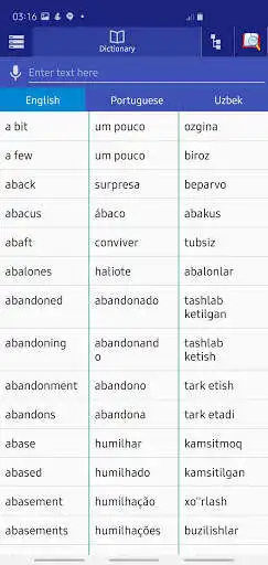 Play Portuguese Uzbek Dictionary  and enjoy Portuguese Uzbek Dictionary with UptoPlay