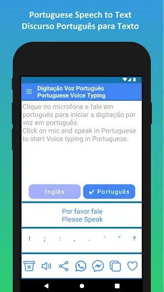 Play Portuguese Voice Typing App as an online game Portuguese Voice Typing App with UptoPlay