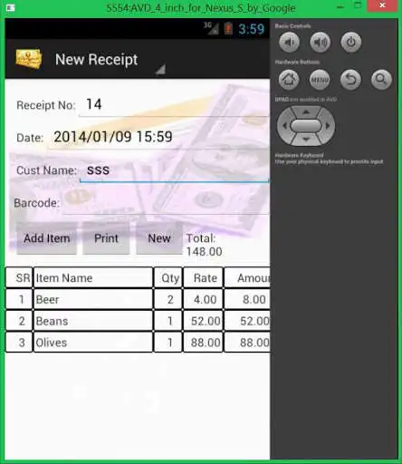 Play POS - Cash Register (Printing) as an online game POS - Cash Register (Printing) with UptoPlay