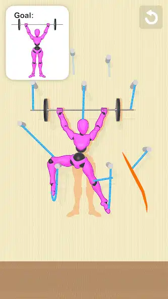 Play Posing Cut: Marionette Puzzle as an online game Posing Cut: Marionette Puzzle with UptoPlay