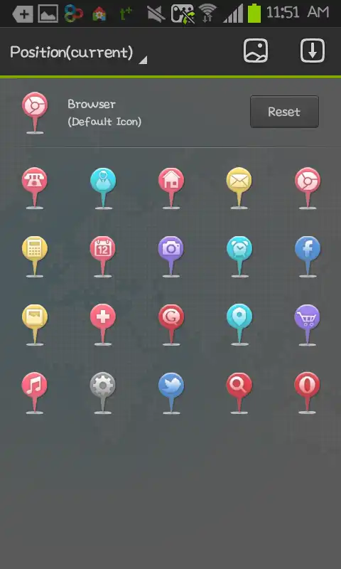 Play Position go launcher theme