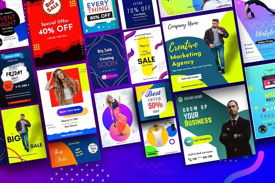 Play Poster Maker : Design Great Posters  and enjoy Poster Maker : Design Great Posters with UptoPlay