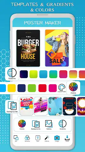 Play Poster Maker - Flyer Designer as an online game Poster Maker - Flyer Designer with UptoPlay