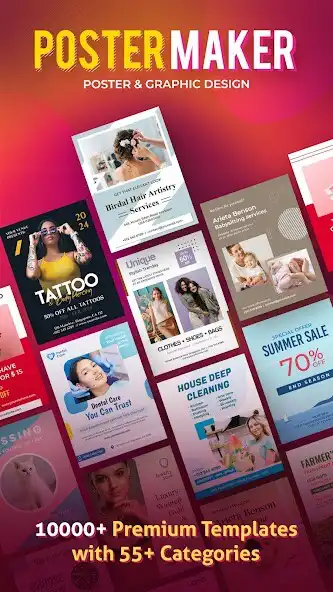 Play Poster Maker - Graphic Design  and enjoy Poster Maker - Graphic Design with UptoPlay