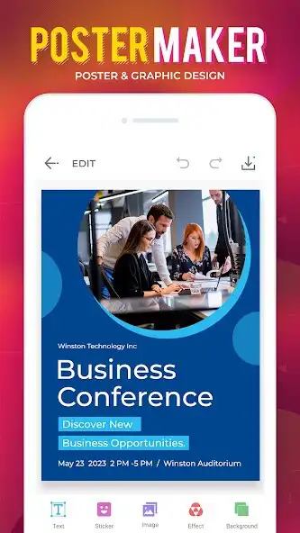 Play Poster Maker - Graphic Design as an online game Poster Maker - Graphic Design with UptoPlay