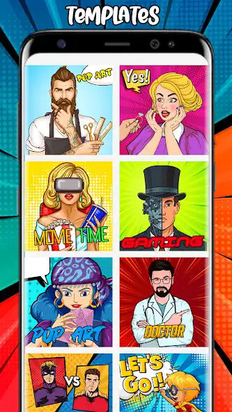 Play Poster PopArt - PopArt Maker as an online game Poster PopArt - PopArt Maker with UptoPlay