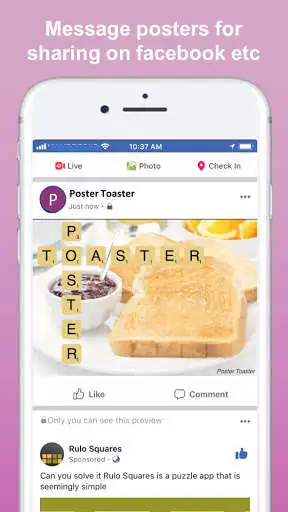 Play Poster Toaster