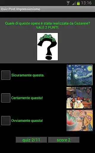 Play Post Impressionismo Quiz Arte  and enjoy Post Impressionismo Quiz Arte with UptoPlay