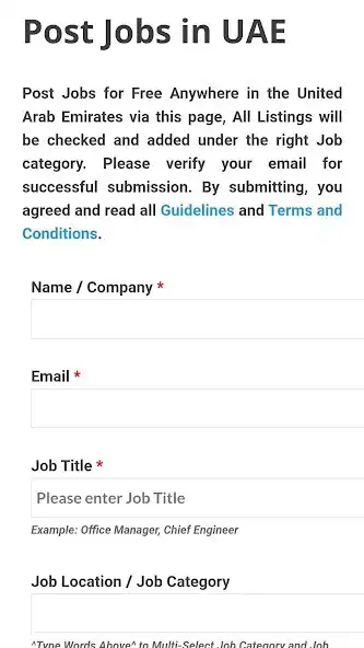 Play Post Job UAE, Find List Jobs as an online game Post Job UAE, Find List Jobs with UptoPlay