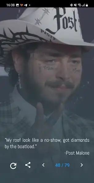 Play Post Malone Quotes and Lyrics as an online game Post Malone Quotes and Lyrics with UptoPlay