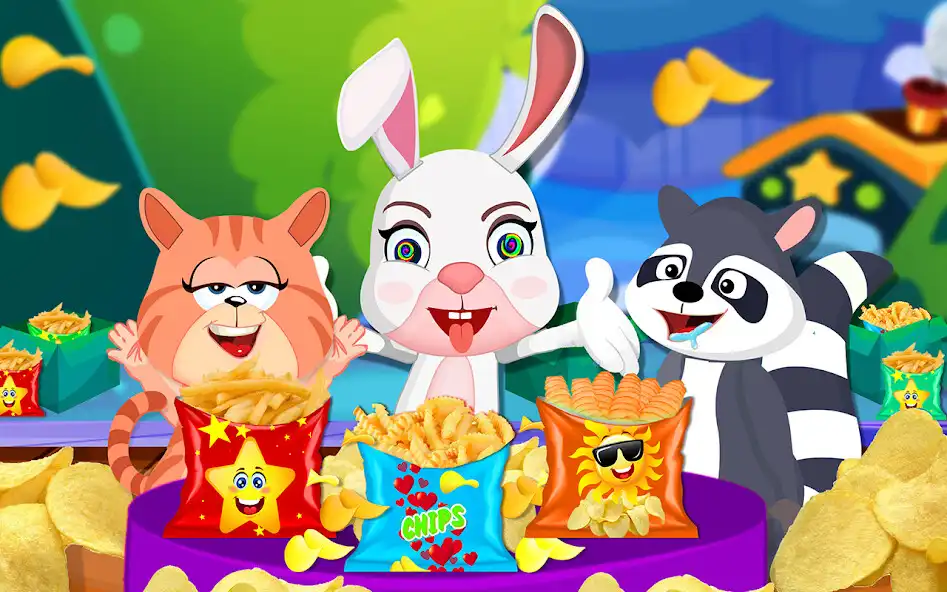Play Potato Chips cooking game  and enjoy Potato Chips cooking game with UptoPlay