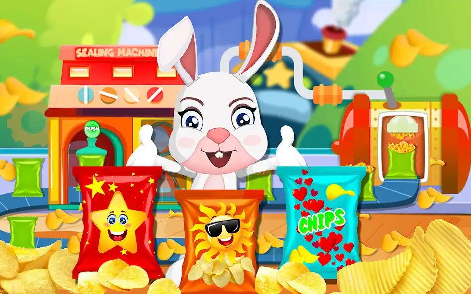 Play Potato Chips cooking game as an online game Potato Chips cooking game with UptoPlay