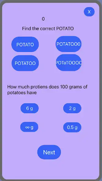 Play Potato Game Quiz by Aayan as an online game Potato Game Quiz by Aayan with UptoPlay