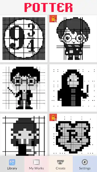 Play Potter Pixel Art Color  and enjoy Potter Pixel Art Color with UptoPlay