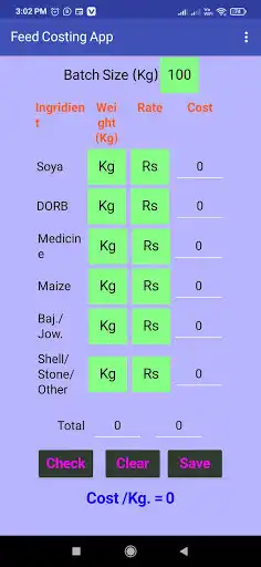Play Poultry Feed Costing  and enjoy Poultry Feed Costing with UptoPlay