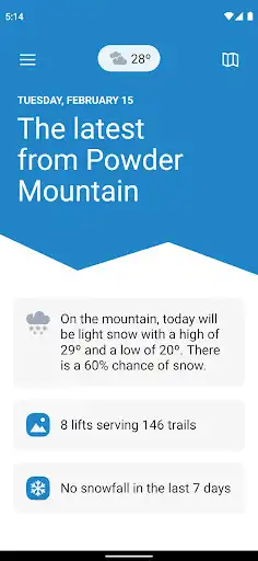 Play APK Powder Mountain  and enjoy Powder Mountain with UptoPlay com.skitude.PowderMountain