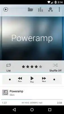 Play Poweramp Fresh Skin