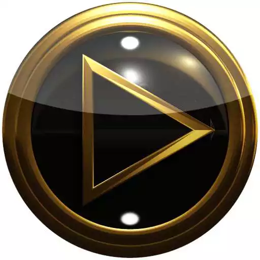 Free play online Poweramp skin Black Gold  APK