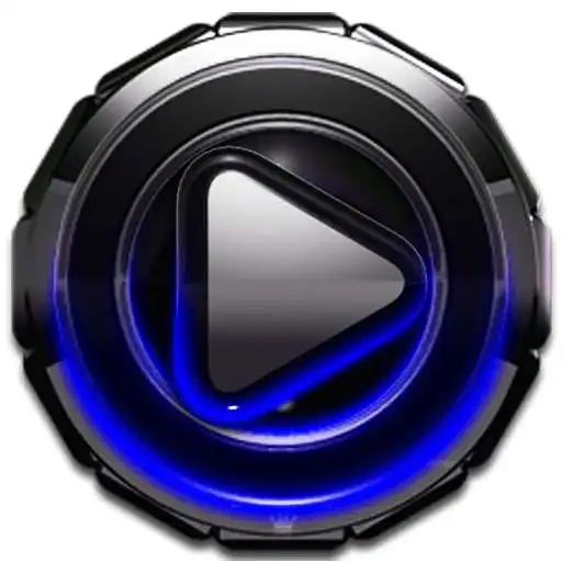 Free play online Poweramp skin Blue Glow  APK