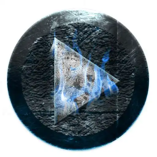 Free play online Poweramp Skin Blue Inferno  APK