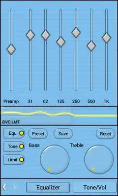 Play Poweramp Skin Blue Sky Minimal