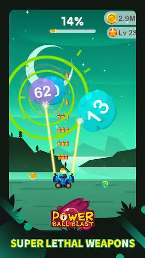 Play Power Ball Blast as an online game Power Ball Blast with UptoPlay